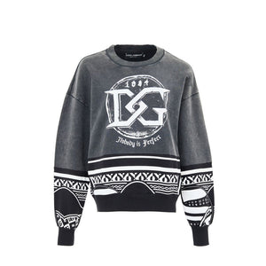 Dolce & Gabbana Schwarzer Baumwoll-Sweatshirt