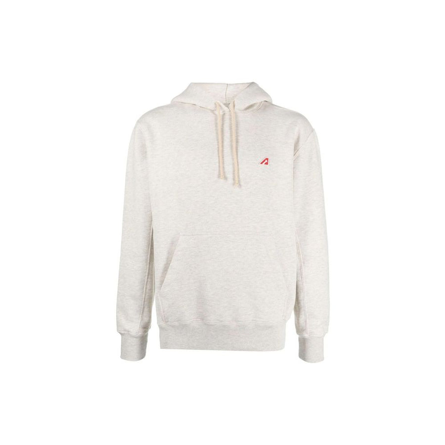 Autry Beige Baumwoll-Kapuzenpullover