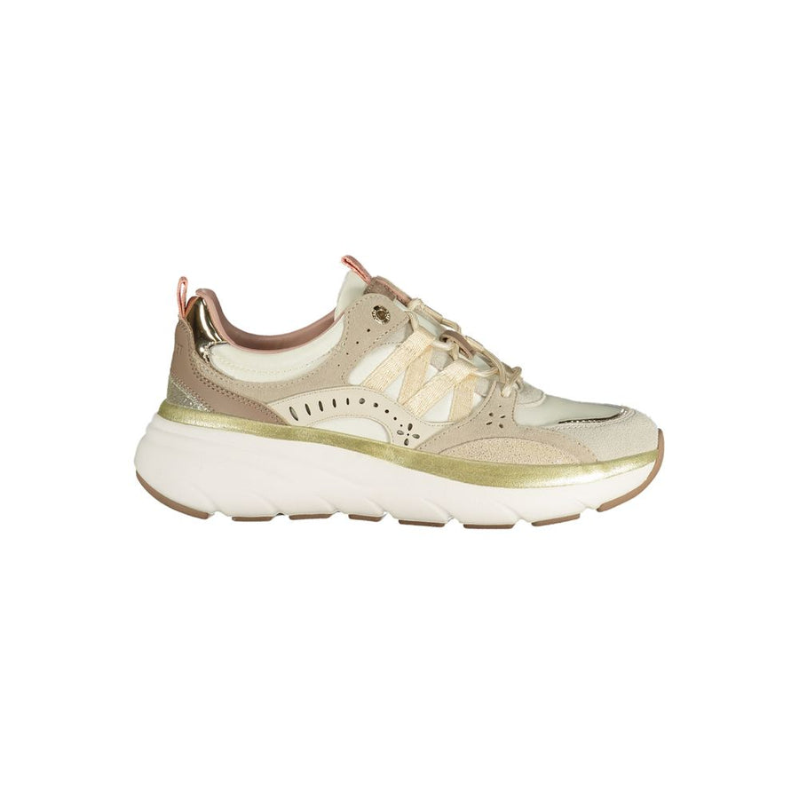 Twinset Damen Sneaker aus Beige Polyurethan