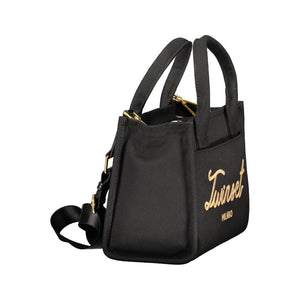 Twinset Schwarze Baumwoll-Handtasche für Damen
