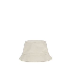 White Polyester Bucket Hat
