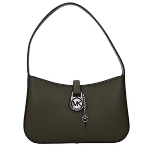 Michael Kors Grüne Lederhandtasche