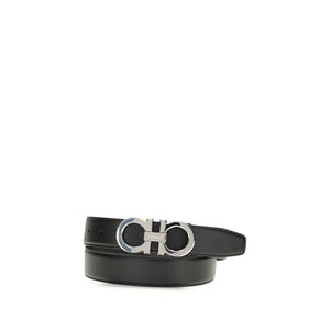 Ferragamo Schwarzer Ledergürtel Regular