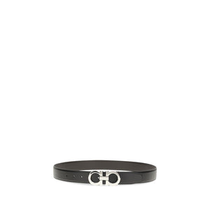 Ferragamo Schwarzer Ledergürtel Regular