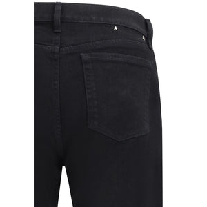 Golden Goose Schwarze Baumwoll-Jeans im Slim Fit