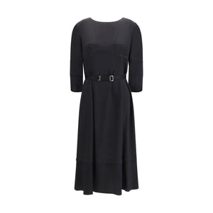 Prada Schwarzes Freizeitkleid aus Acetat