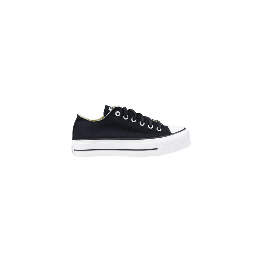 Converse Schwarze Plateau-Sneaker aus Stoff