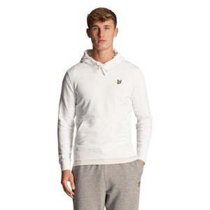 Lyle & Scott Weiße Baumwoll-Kapuzenpullover