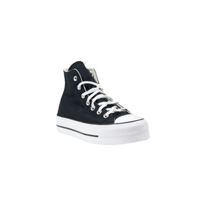 Converse Schwarze High-Top-Sneaker aus Polyester