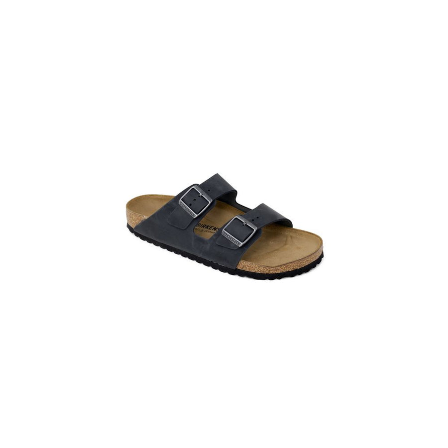 Birkenstock Schwarze Kunstleder-Slipper