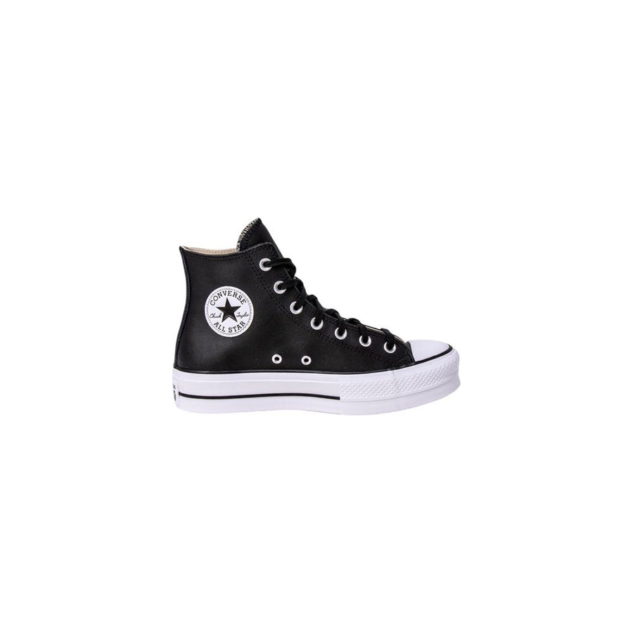 Converse Schwarze Plateau-Sneaker aus Polyethylen