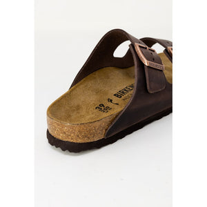 Birkenstock Braune Synthetik-Slipper