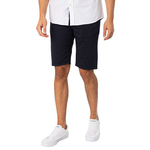 Lyle & Scott Blaue Baumwoll-Bermudashorts