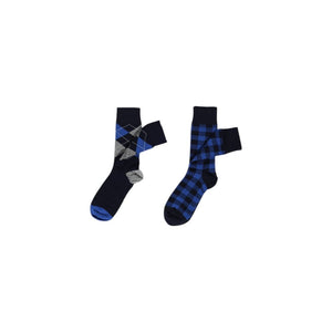 Lyle & Scott Blaue Baumwollboxershorts