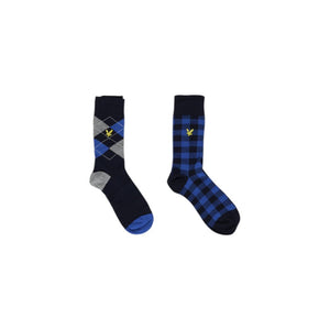 Lyle & Scott Blaue Baumwollboxershorts