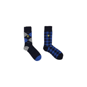 Lyle & Scott Blaue Baumwollboxershorts