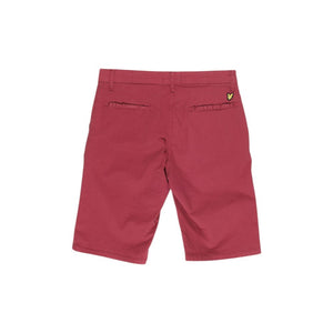 Lyle & Scott Bordeaux Baumwoll-Bermudashorts