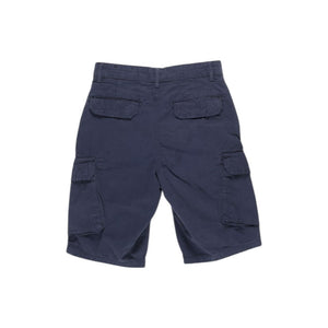 Lyle & Scott Blaue Baumwoll-Bermudashorts
