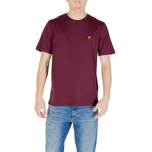 Lyle & Scott Bordeaux Baumwoll-T-Shirt