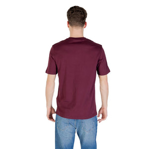 Lyle & Scott Bordeaux Baumwoll-T-Shirt