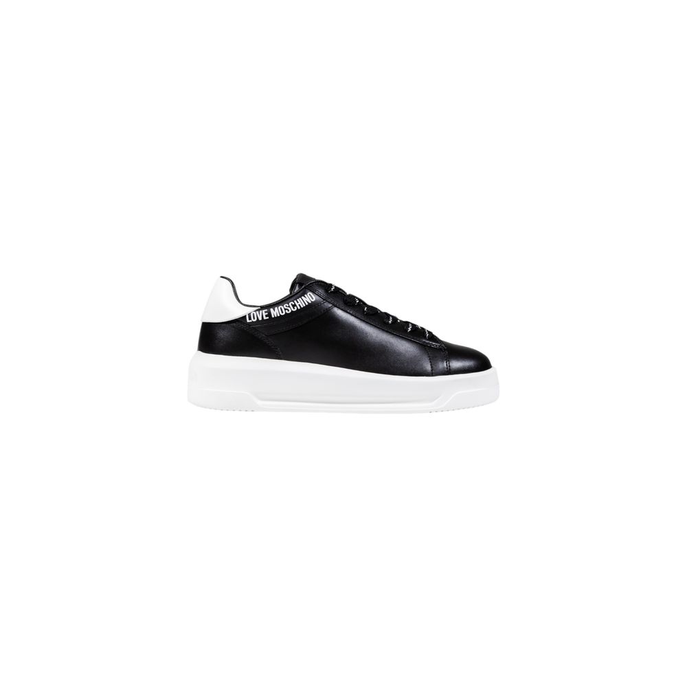 Love Moschino Schwarze und weiße Chunky Sneaker aus Synthetik