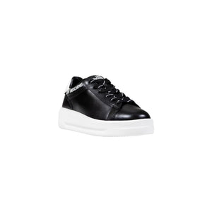 Love Moschino Schwarze und weiße Chunky Sneaker aus Synthetik