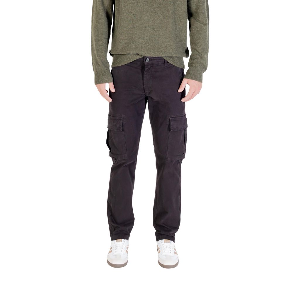 Lyle & Scott Schwarze Cargo-Hose aus Baumwolle
