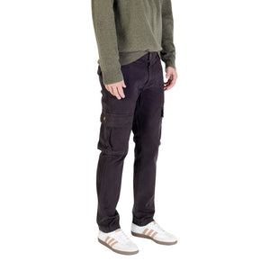 Lyle & Scott Schwarze Cargo-Hose aus Baumwolle