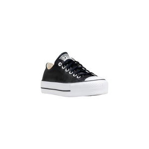 Converse Schwarze Leder Low-Top-Sneaker