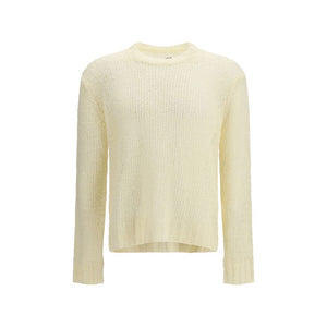 Jil Sander Zweifarbiger Sweatshirt aus Leinen
