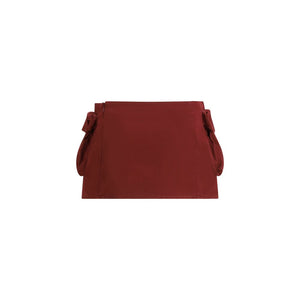 Miu Miu Minirock aus Baumwolle in Bordeaux