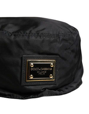 Dolce & Gabbana Herren Schwarzer Fischerhut aus Kunststoff