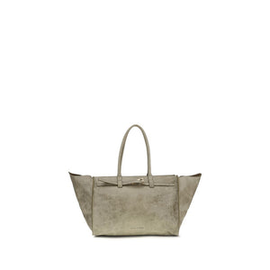 Benedetta Bruzziches Beige Kalbsleder Bos Taurus Schultertasche