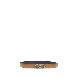 Ferragamo Brauner Kalbsleder Bos Taurus Regular Gürtel