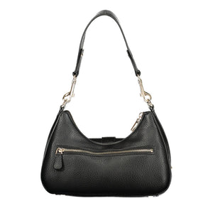 Guess Jeans Schwarze Damen-Handtasche aus Polyurethan