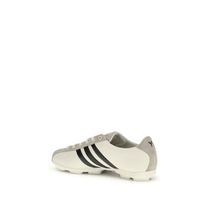 Y-3 Weiße Kalbsleder Bos Taurus Athletic Sneaker