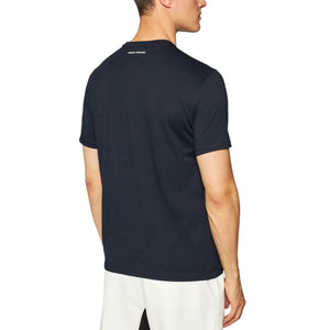 Armani Exchange Blaues Baumwoll-T-Shirt