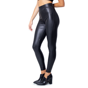 Only Schwarze Leggings aus Polyester