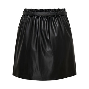 Only Schwarzer Minirock aus Polyester