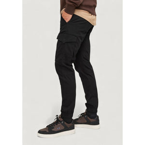 Jack Jones Schwarze Baumwoll-Skinny-Hose
