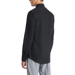 Antony Morato Schwarzes Baumwollhemd