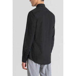 Antony Morato Schwarzes Baumwollhemd