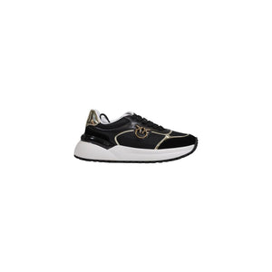 PINKO Schwarze Leder Low-Top-Sneaker