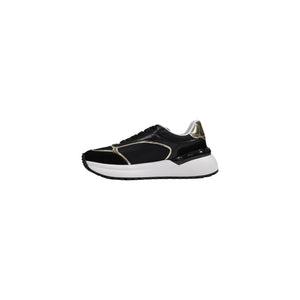 PINKO Schwarze Leder Low-Top-Sneaker