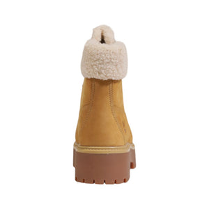 Timberland Beige Recycled Leather Schnürstiefel
