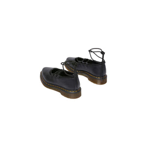 Dr. Martens Schwarze Leder Plateau-Pumps