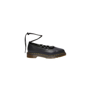 Dr. Martens Schwarze Leder Plateau-Pumps