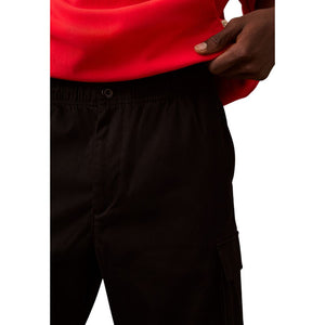 Calvin Klein Jeans Schwarze Cargo-Hose aus Baumwolle