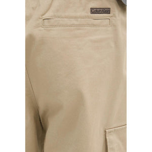 Calvin Klein Jeans Beige Baumwoll-Cargo-Hose