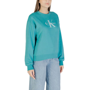 Calvin Klein Jeans Blauer Baumwoll-Sweatshirt